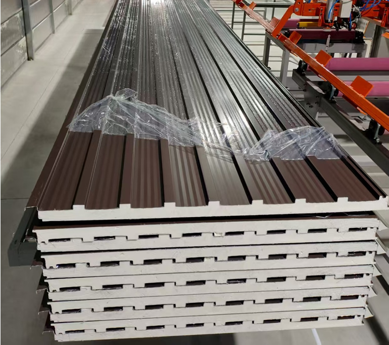 ShieldCore™ Corrugated Roof Panel - Mocha